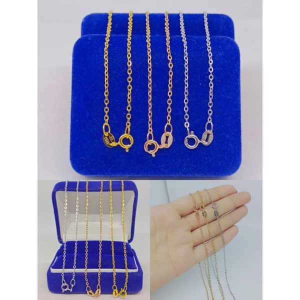 kalung anak rantai nori vensy/perak asli silver 925 lapis emas/perhiasan anak fashion terbaru