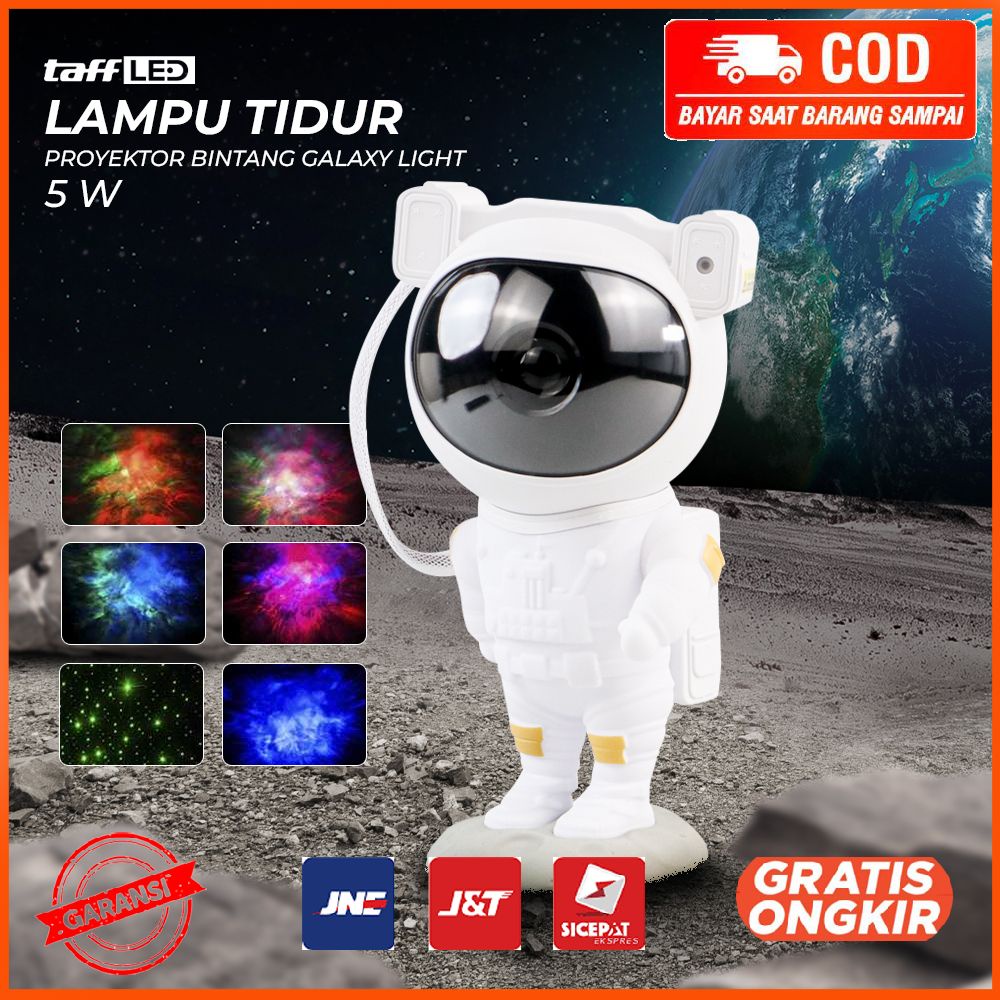 Lampu Proyektor Tidur Cahaya Bintang Astronaut Light - HD481