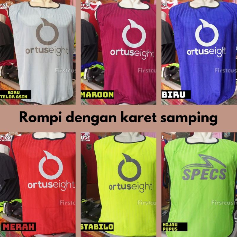 Rompi futsal/ rompi bola/ rompi latihan/ rompi bagus/ rompi motif/ rompi latihan murah/ rompi sepak 