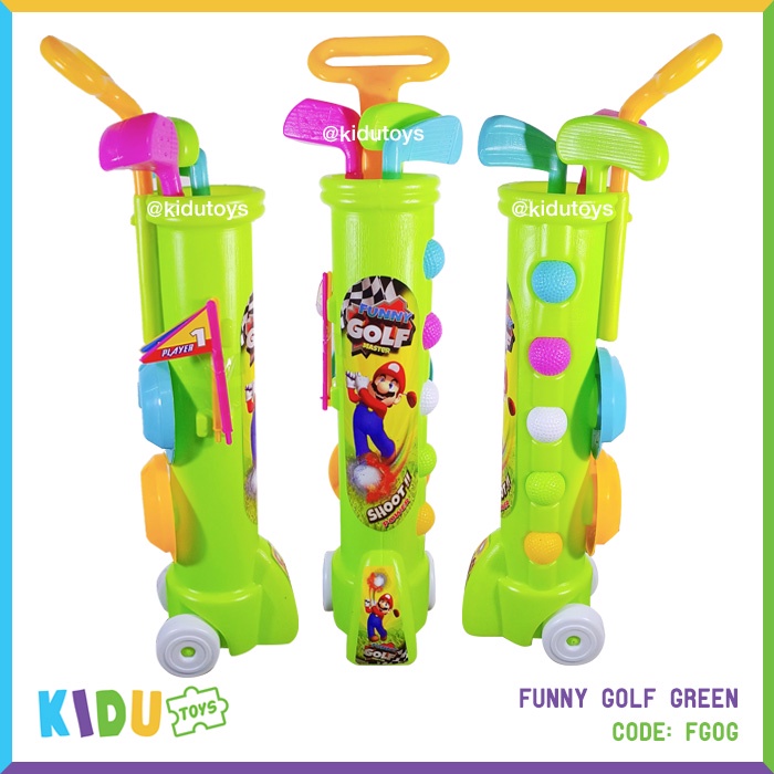 Mainan Edukasi Anak Golf OlahRaga Funny Golf Kidu Toys