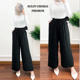 Celana Kulot High Waist // Kulot Kringkle Premium // Kulot Kringkle HighWaist // Kulot High Waist // Celana Kulot Perempuan // Kulot Kringkel Premium // Kringkle Airflow HighWaist // Celana High Waist