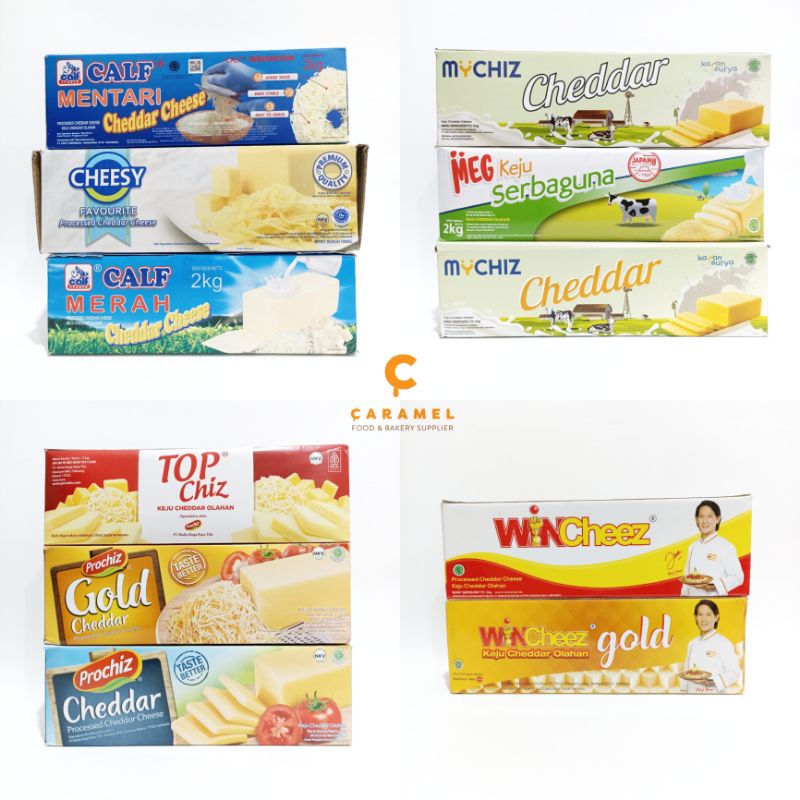 

Keju Cheddar 2kg - keju parut - Cheese Block 2kg All Variant - Kraft 2kg - Topchiz 2kg - Meg Hijau 2kg - Wincheez 2kg - Dairy Gold Blue 2kg - cheesy 2kg