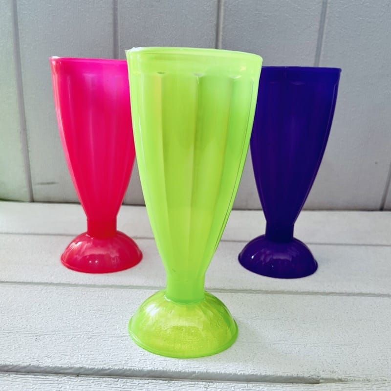 Gelas Jus Plastik Warna Warni