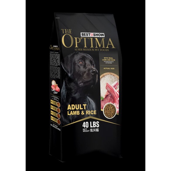 GRAB/GOJEK ONLY OPTIMA DOG ADULT LAMB&amp; RICE 18.14kg / MAKANAN ANJING / OPTIMA DOG