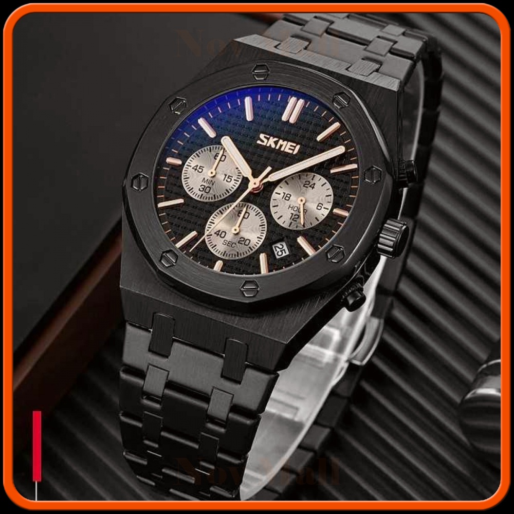 SKMEI Jam Tangan Pria Analog Chrono Waterproof Stratch Resistant - 9296