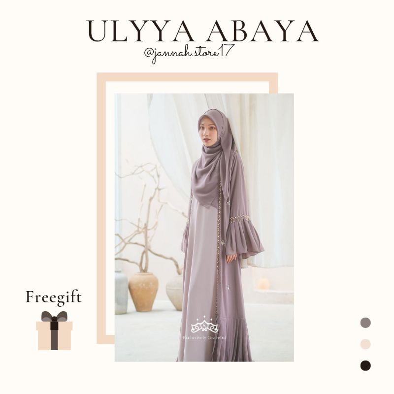 [READYSTOCK] ULYYA ABAYA BY KAZAMI