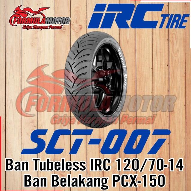 120/70-14 Ban IRC Tubeless - Ban Belakang Motor Matic PCX-150 Ring 14