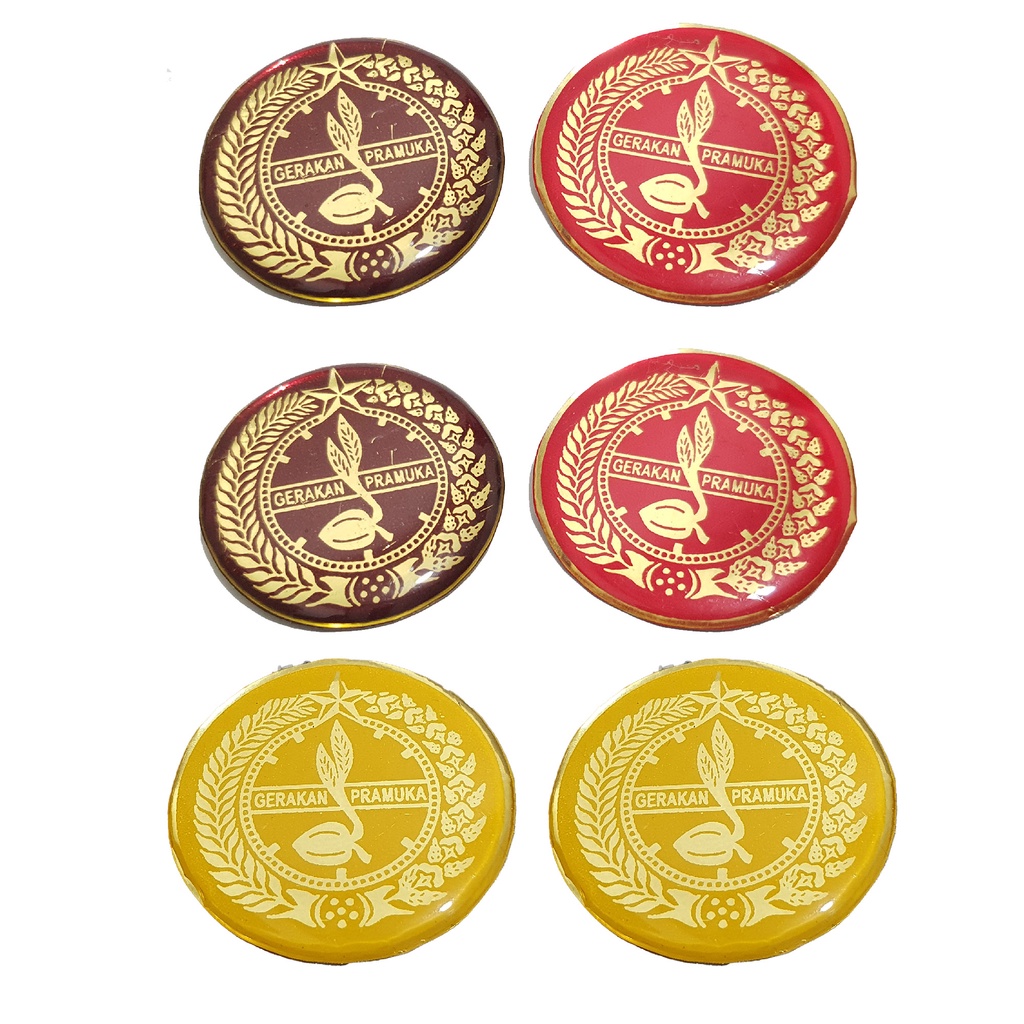 Tatop Pramuka Putri Emblem SD SMP SMA Pin Topi Boni pramuka putri fiberglass Biasa PENGGALANG PENEGA