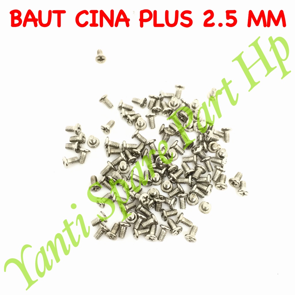 Baut Cina Plus 2,5 MM Original Terlaris New