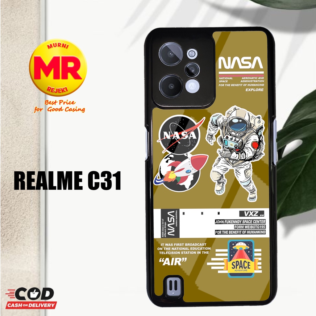 Case Realme C31 Casing Realme Terbaru Nasa Astro Termurah Terlaris Hardcase Softcase Glossy 2d
