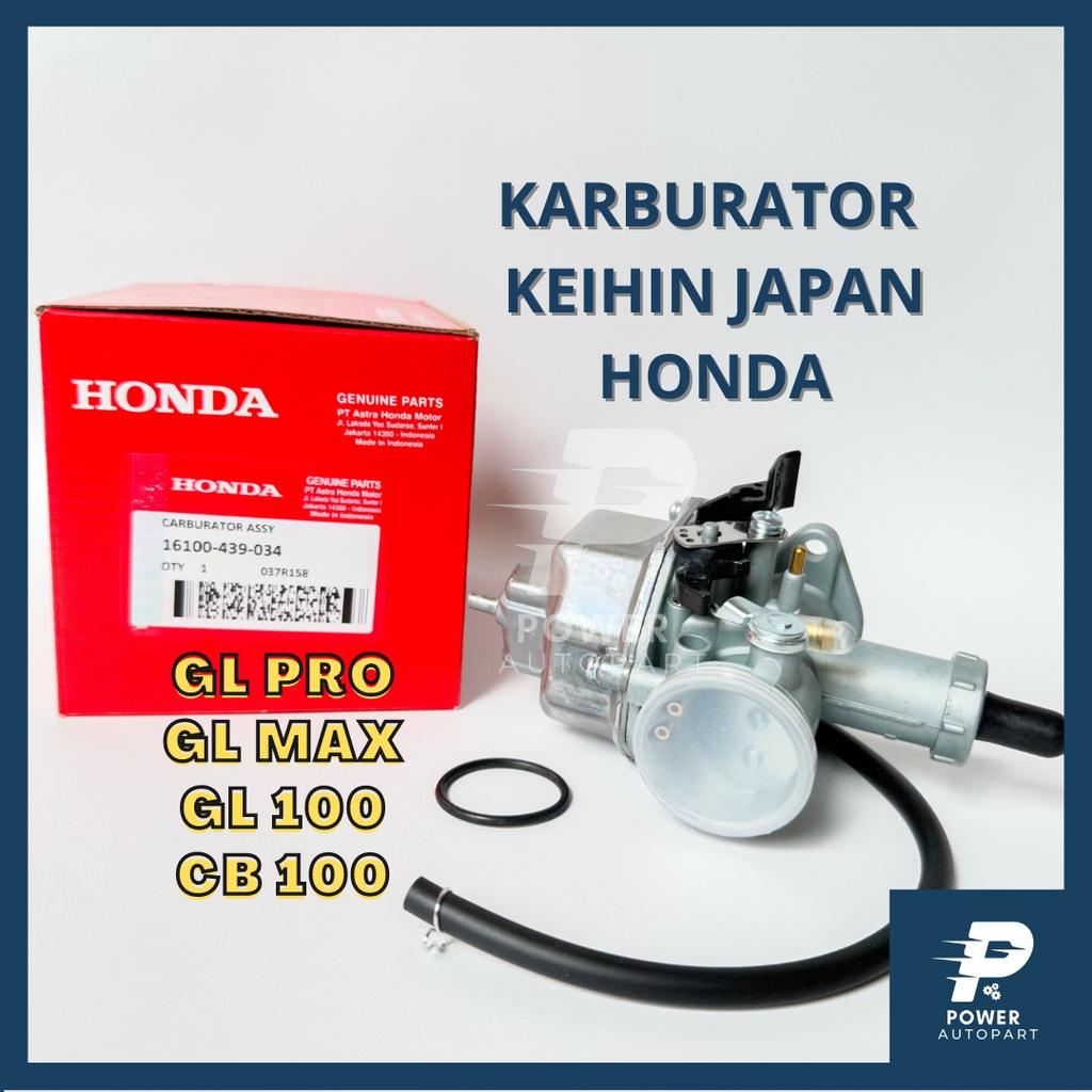 KARBURATOR KARBU HONDA GL 100, GL MAX, GL PRO, CB 100 ASLI KUALITAS ORIGINAL