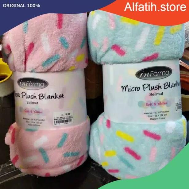 Selimut Microfiber Informa Blanket Microfiber Lucu Selimut Murah Storasmaria