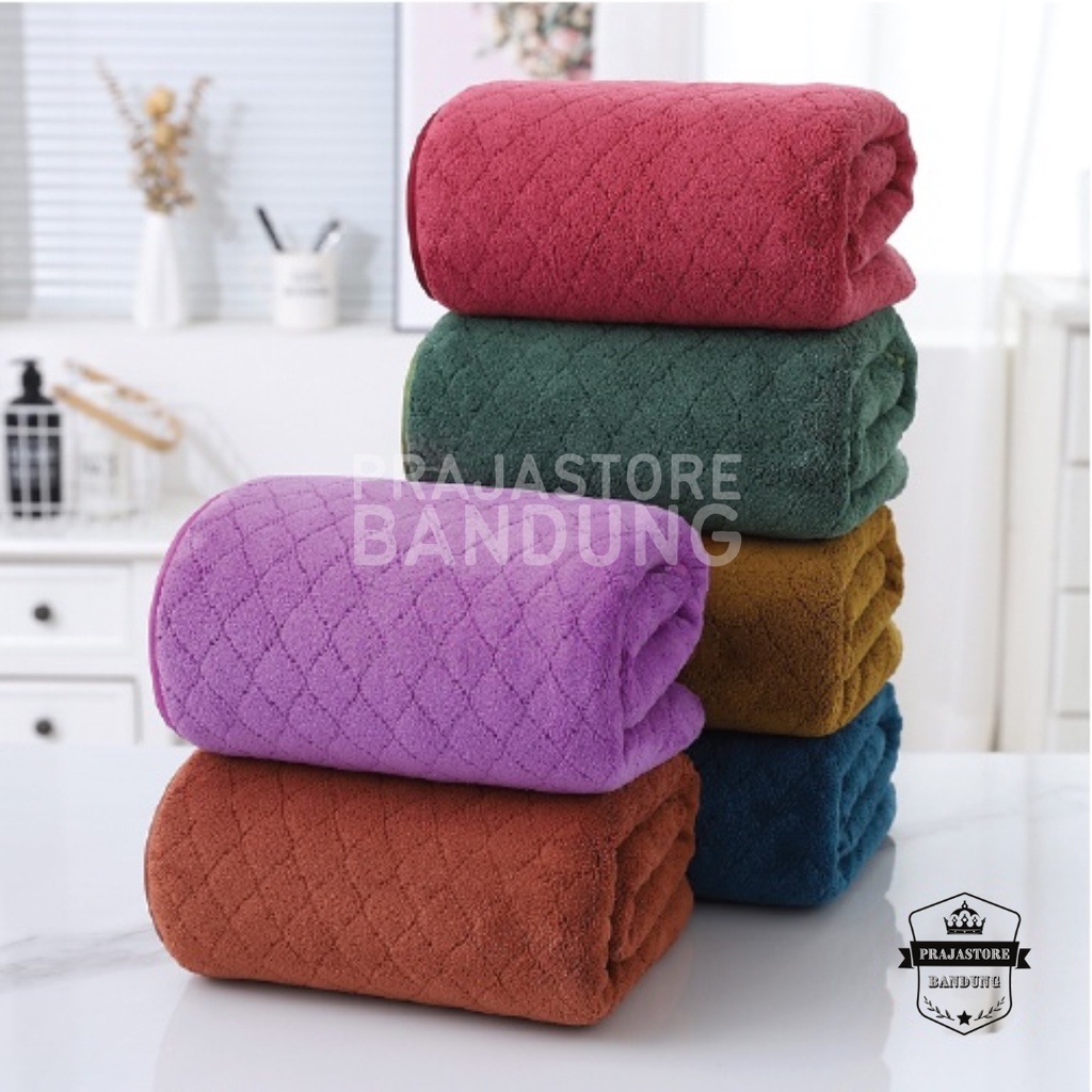 Handuk Mandi Microfiber Dewasa Jumbo Size 70x140 Latief Polos Tebal Lembut Menyerap Air Super Premium Murah Anduk Import Lebar Halus Pria Wanita Yg Nyerap Dan Serap Haduk Ukran Besar Hanuk Impor Cowok Cewek Towel Grosir Cuci Gudang Termurah Terlaris