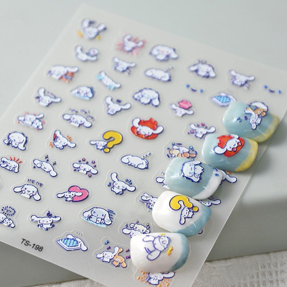 Stiker Kuku Kartun Agustina Lucu Fashion Doraemon Anjing Manikur Aksesoris|Hiasan Nail Art