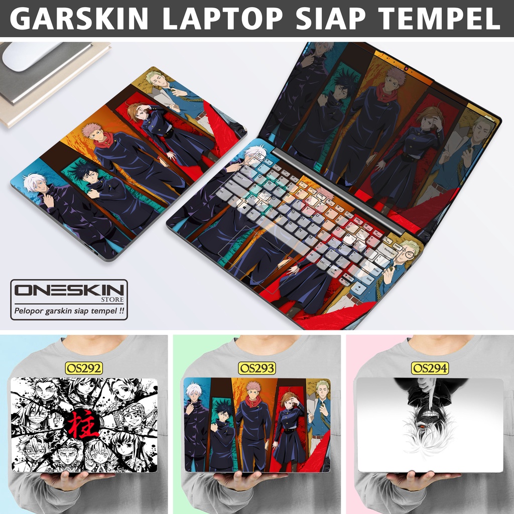 Garskin Sticker Laptop Protector Macbook Full Body Bottom Bezel Palmrest Skin Manga Series Tokyo Ghoul