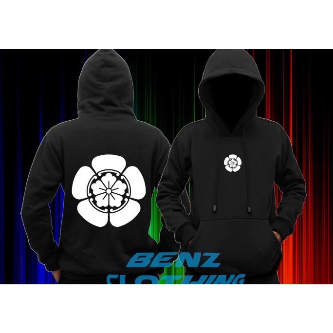 Jaket Hoodie Sweater Oda Nobunaga Outerwear Pria Wanita Jumper Fleece Sablon Polos