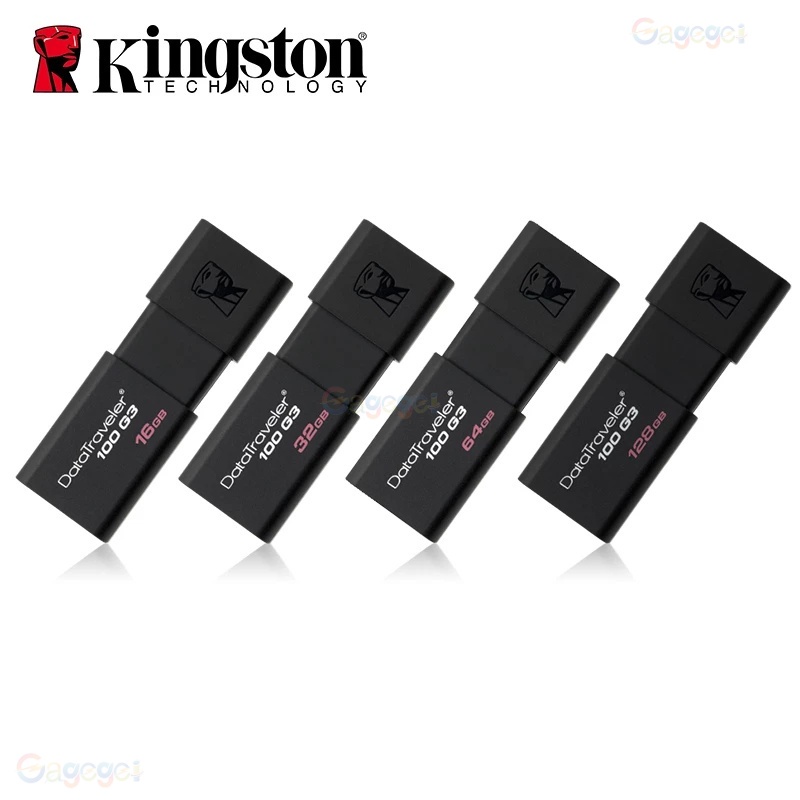 Kingston 100G3 Flashdisk 128GB 64GB 32GB 16GB Push-pull USB 2.0