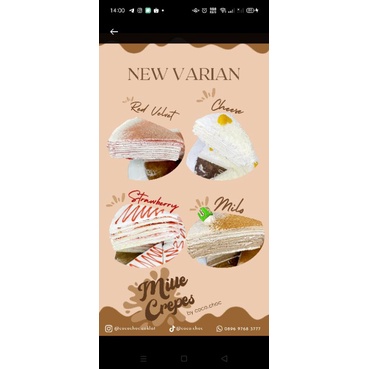 

RB22 Mille Crepes Belgian/crepes/belgian choco