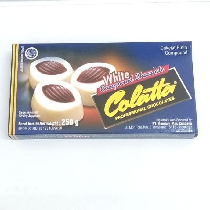 

collata white chocolate compound 250 gr