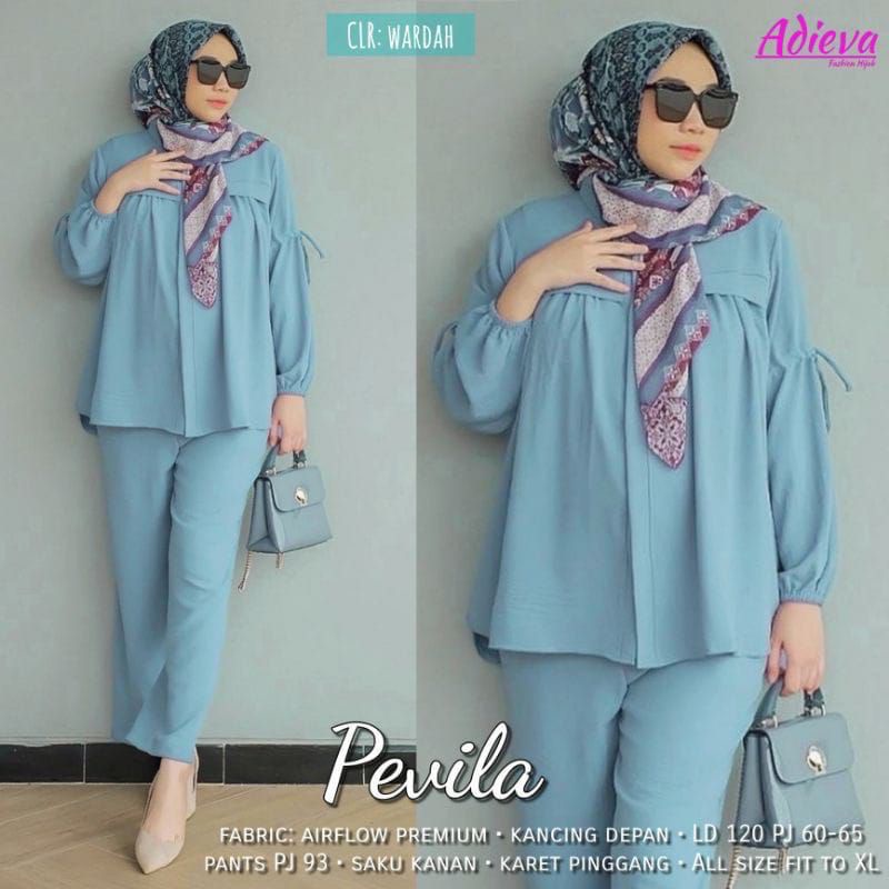 setelan outfit set wanita celana panjang