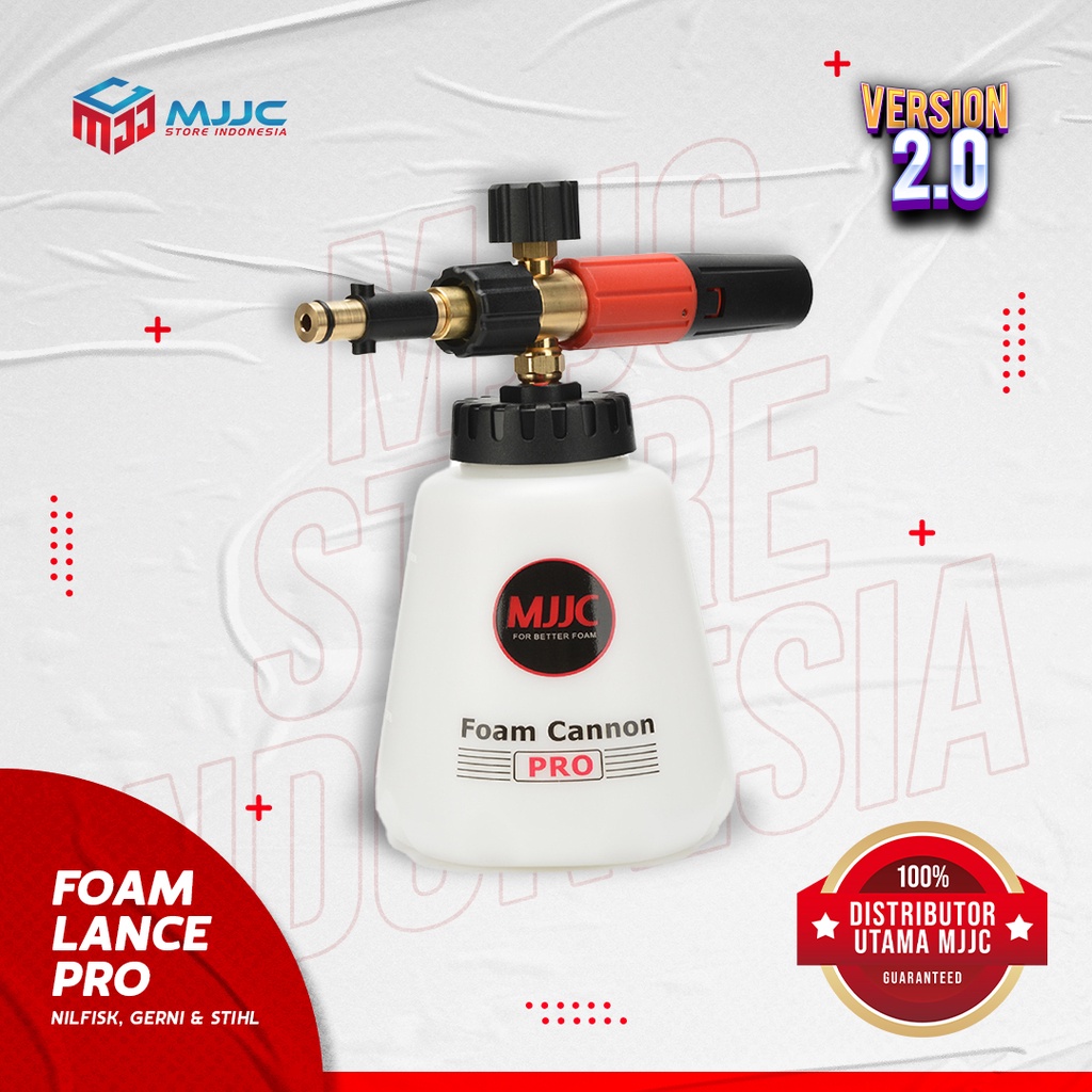 MJJC Snow Wash Foam Cannon / Foam Lance Pro - Nilfisk, Stihl, Gerni
