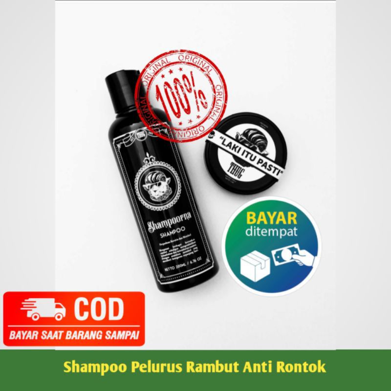 Shampoorna Shampoo Pelurus Rambut  100% Ampuh