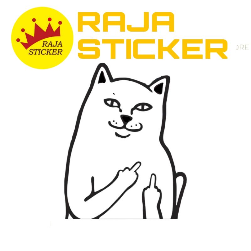 Sticker cutting stiker helm RIP N DIP stiker fucek