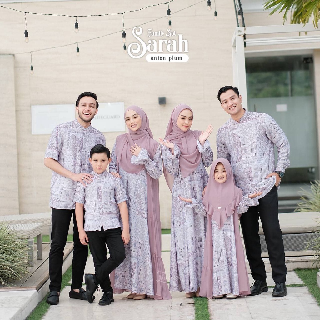 DP PO Sarah Dress by Zayra Hijab - Sarah Family Set by Zayra Hijab - Dress Famset 2023 - Sarimbit Le