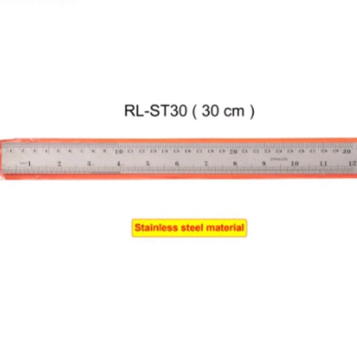 

Stainless Steel Ruler Penggaris Besi