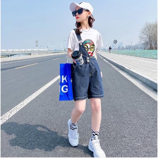 Setelan overalL BAJU MONYET IMPORT BABY FACE anak import premium setelan baju anak import lucu murah cewek