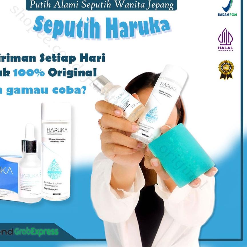 ➱ HARUKA SKINCARE - Paket Brightening Skin Care Pemutih Haruka White Expert Series ➾