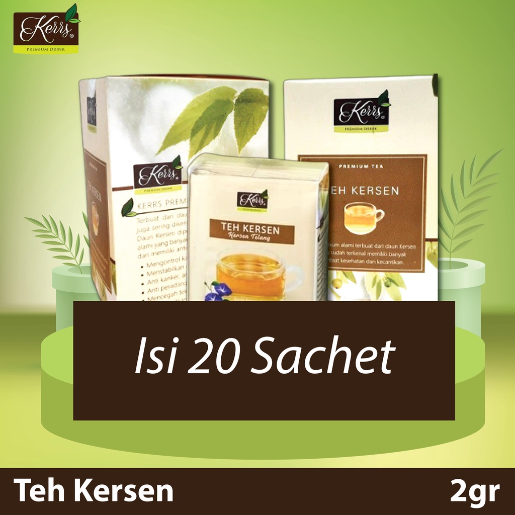 

Kerrs - Teh Kersen (Isi 20 Sachet)