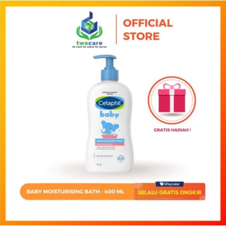 Cetaphil Baby Moisturising Bath &amp; Wash Perawatan Mandi Bayi 400ml
