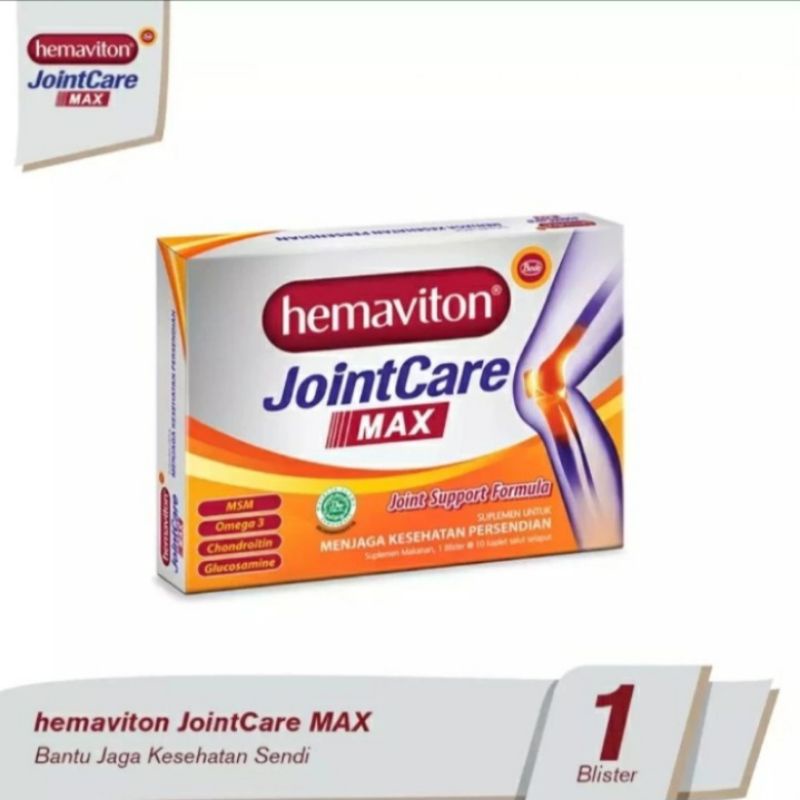 Hemaviton Jointcare max supplemen kesehatan sendi isi 10 kaplet