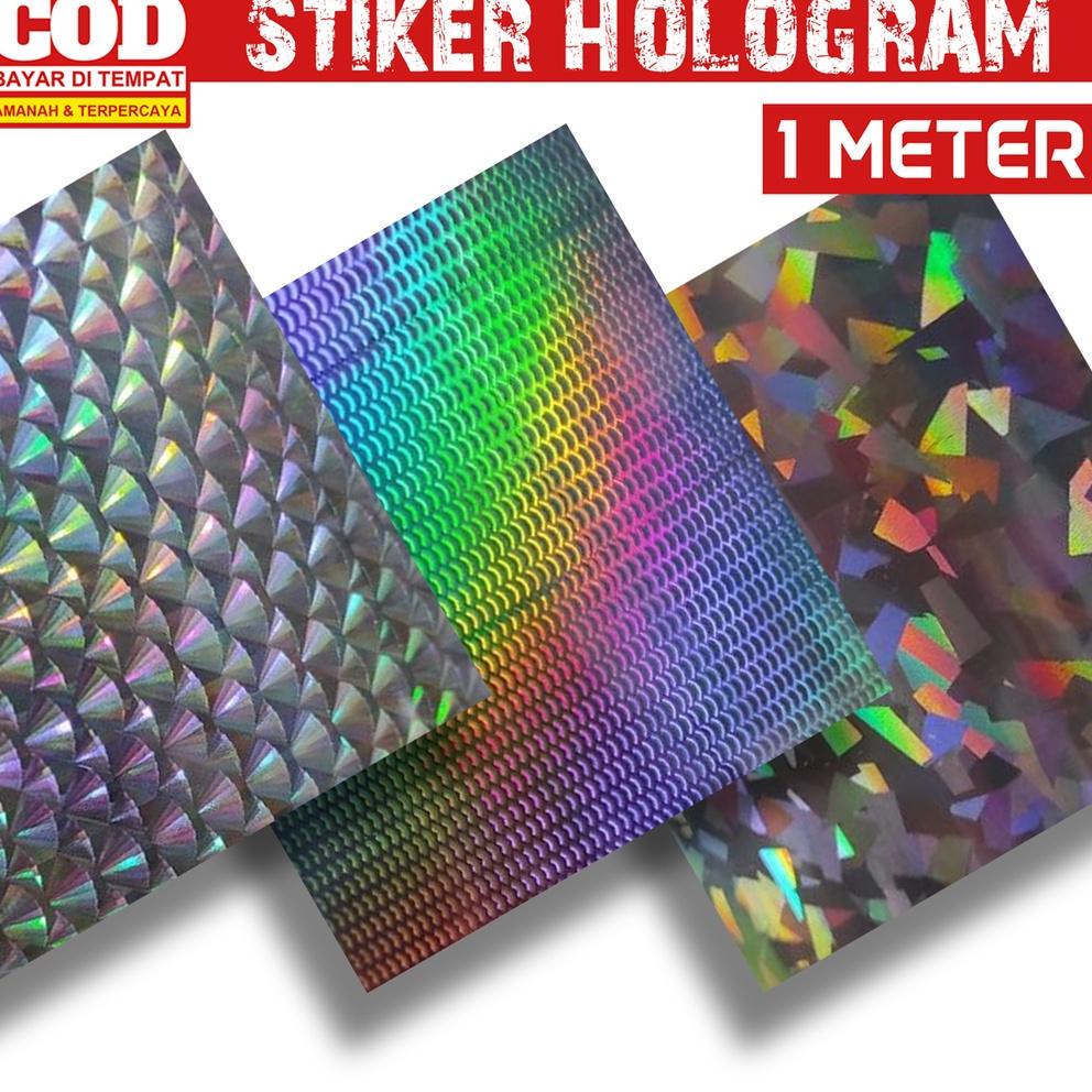 TS6 Stiker Hologram Sisik Ikan Sticker Metal Jig Lure Popper Best ♪ヽ