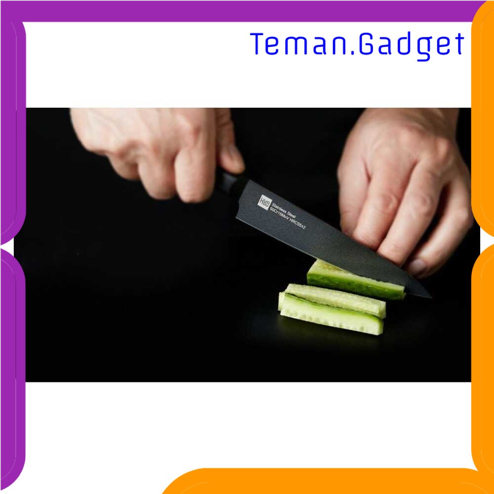 TD - DPR Huohou Set Pisau Dapur &amp; Holder Kitchen Knife 5 in 1 - HU0076