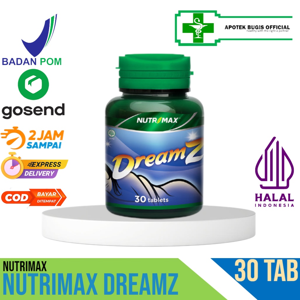 Nutrimax Dreamz 30 Tablet - Membantu gangguan Tidur