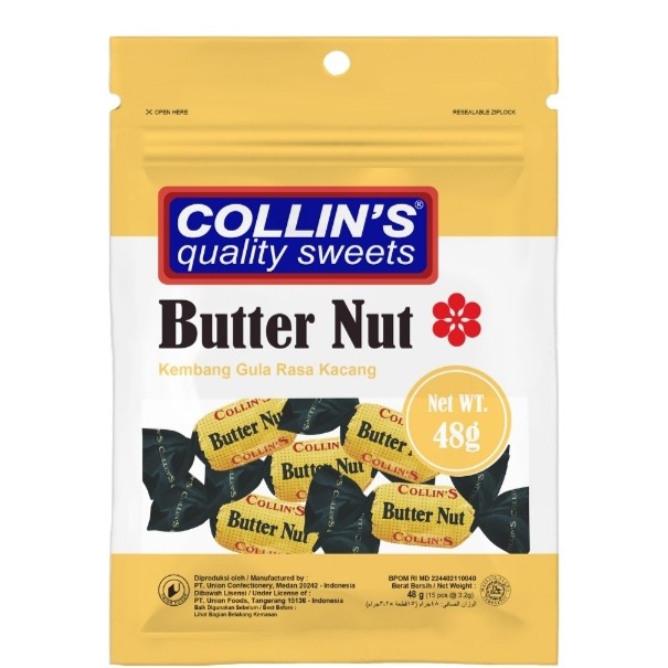

COLLIN'S Sweet Butter Nut Permen Rasa Kacang 48 gr