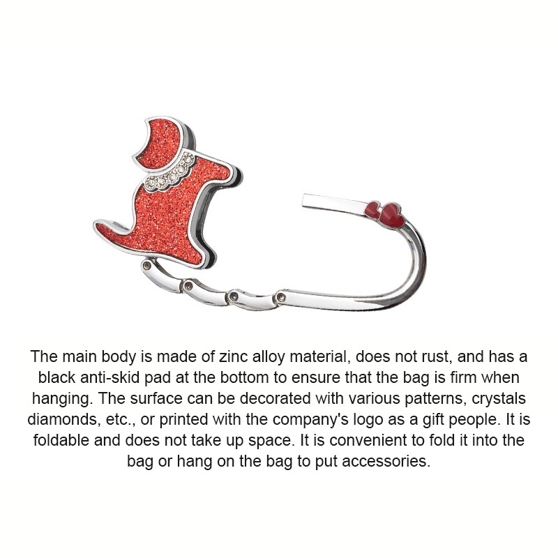 Hanger Kreatif Dilipat Tas Kait Bentuk Kucing Tas Gantungan Meja Tepi Menggantung Kait Wanita Gadis Penyimpanan Logam Pemegang Hadiah Tas Tangan Dekorasi