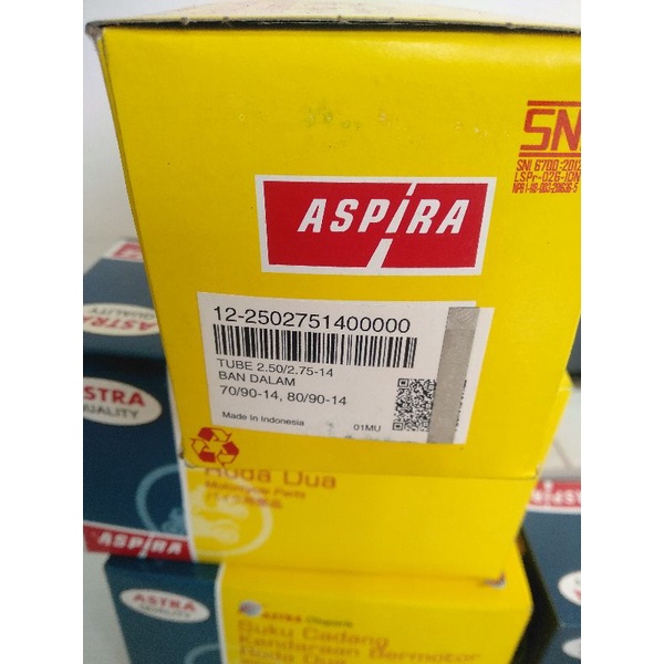 ban aspira dalam 250/275 ring 14.