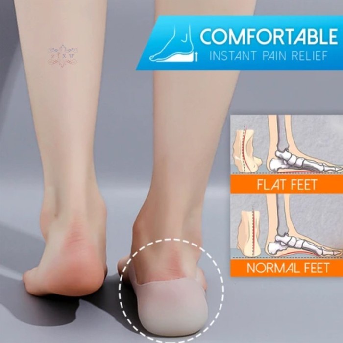 barokahgamis Silicone Invisible Height Increase Insole