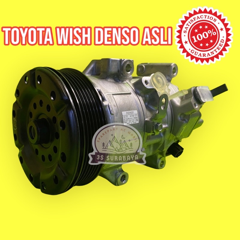 Kompresor Wish Toyota 1800 CC Denso Asli Ac Mobil