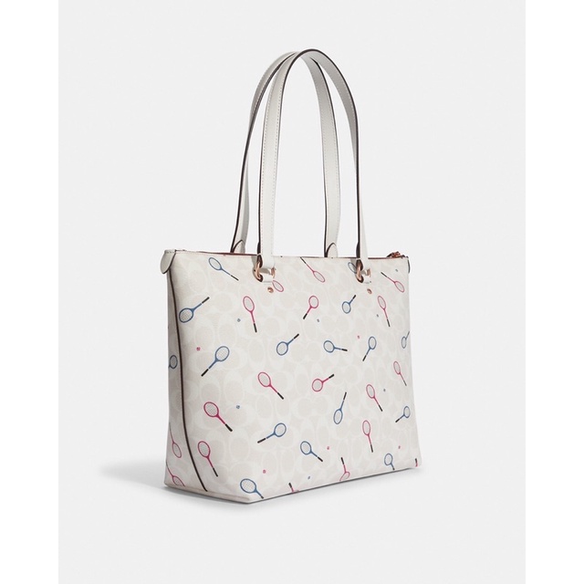 Coach Tote Gallery In Signature Canvas (C8501)