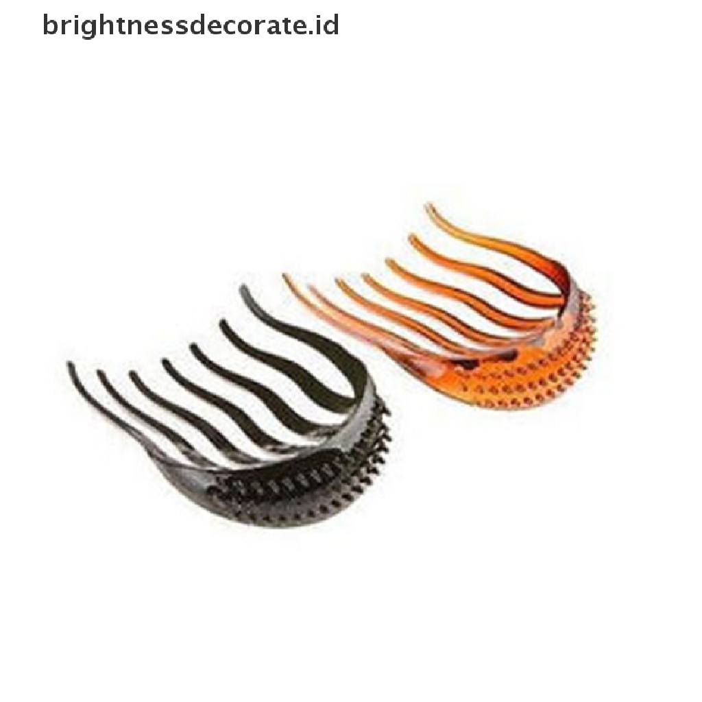 [Birth] Fashion Ala Korea Hair Bouffant Insert Clip Ponytail Sisir Rambut Sanggul Maker Baru [ID]