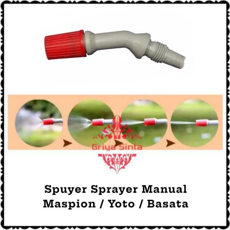 Spuyer Nozzle Sprayer Manual Maspion Yoto hokita cba