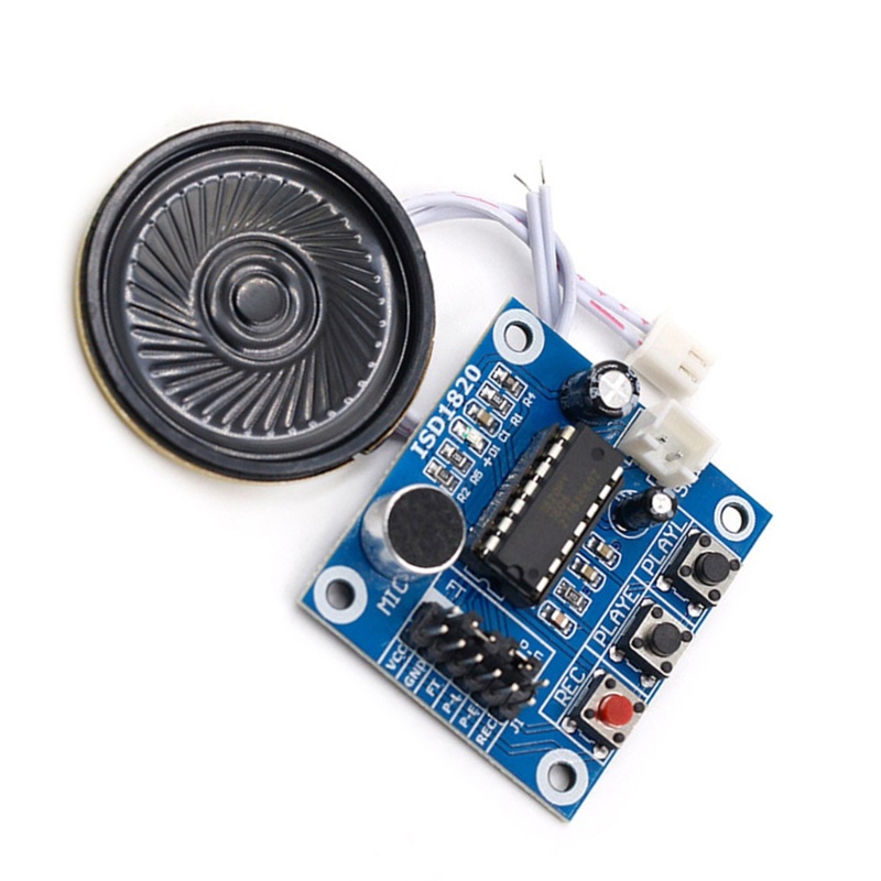 Zzz ISD1820 Modul Rekaman Voice Module Papan Suara Papan Modul Telediphone Mudah Digunakan 10detik Rekaman Suara