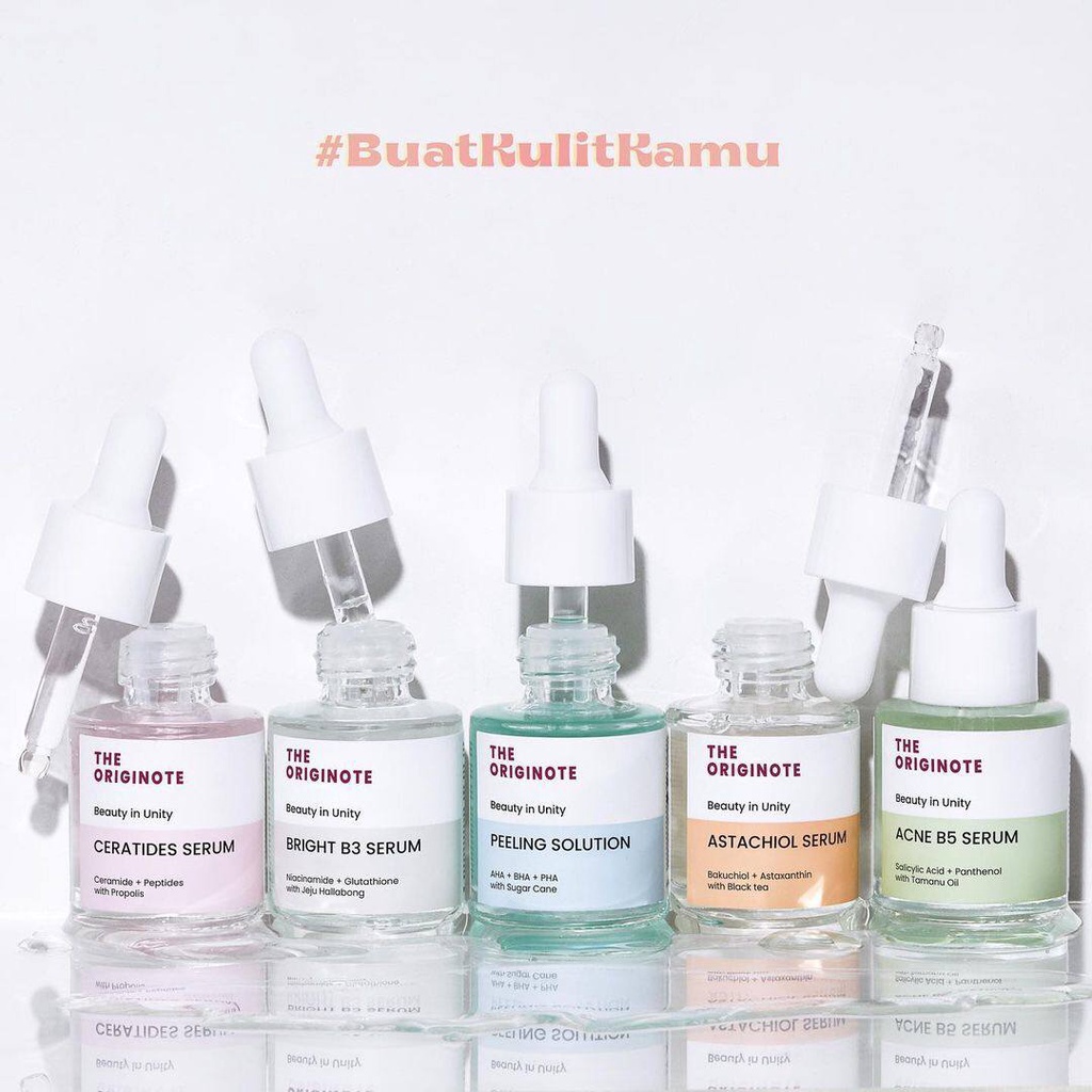 ★ BB ★ The Originote Serum SERIES 20ml | Peeling Solution - Acne B5 - Ceratides Serum - Astachiol Serum【BPOM】