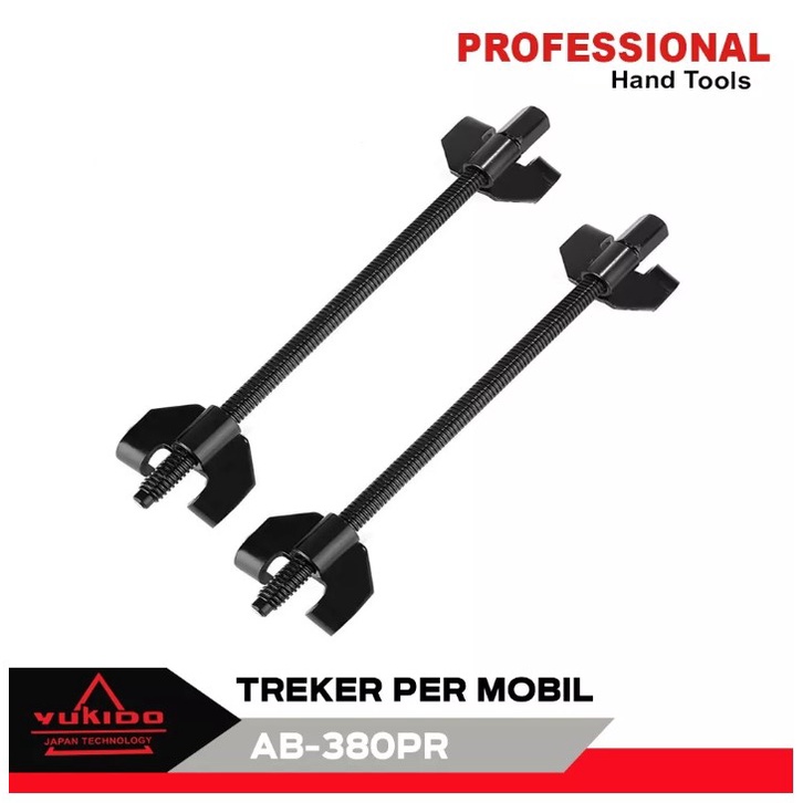 YUKIDO JAPAN Treker Per keong Alat Press Mobil 2 Pcs 15&quot; 380mm Kuat Chrome Vanadium Steel 6528