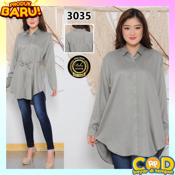 Tonik Full Kancing Deres Tunik Remaja Wanita Buju Tunix Estetik Bsju Tnik Elegan Dan Mewah Baj Tuniq