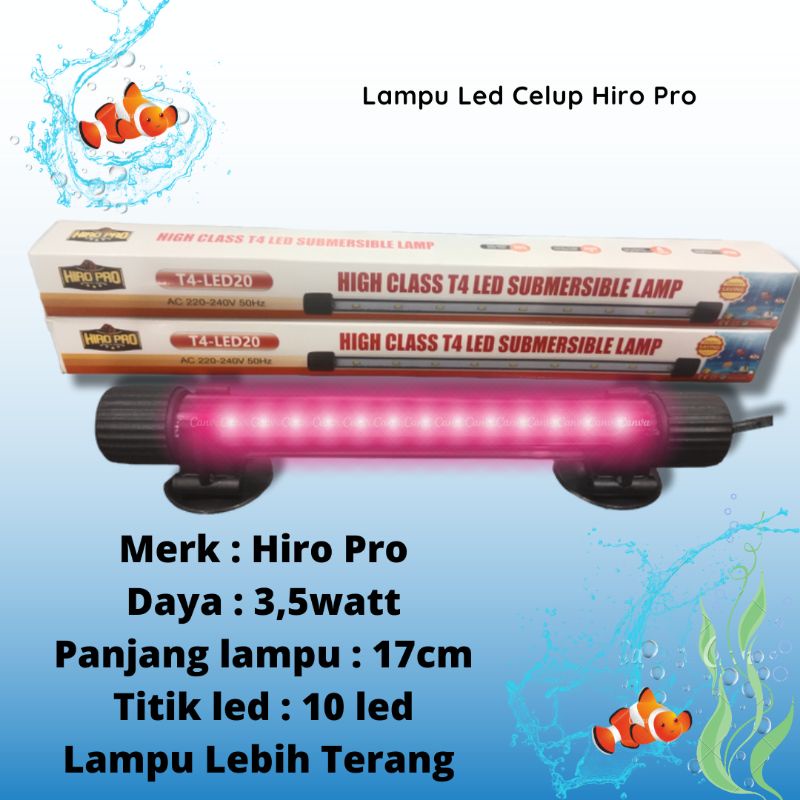 PROMO MURAH Lampu Led Celup Aquarium Aquascape HIRO T420